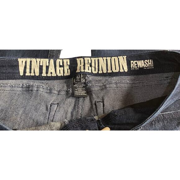 NWT VINTAGE REUNION MID RISE FLARE LEG JEANS WOMEN'S SIZE 34 - Picture 4 of 6